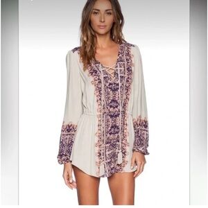 Free People Slubbed Crinkle Wildest Tunic Top